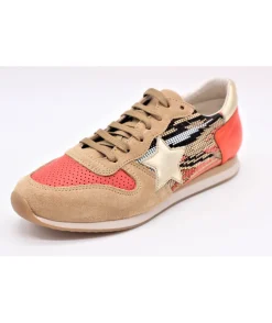 Femme L'Empreinte Chaussures COCO ABRICOT BASKETS CHRISTA V0658