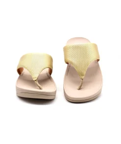 Femme L'Empreinte Chaussures FITFLOP OLIVE TEXTURED GLITZ