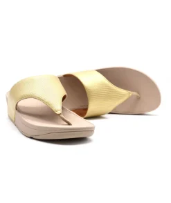 Femme L'Empreinte Chaussures FITFLOP OLIVE TEXTURED GLITZ