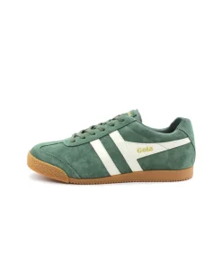 Homme L'Empreinte Chaussures GOLA HARRIER SUEDE EVERGREEN OFF WHITE