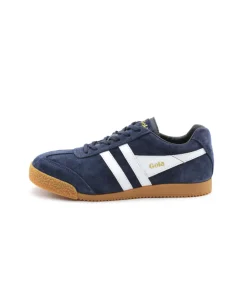 Femme L'Empreinte Chaussures GOLA HARRIER SUEDE NAVY WHITE