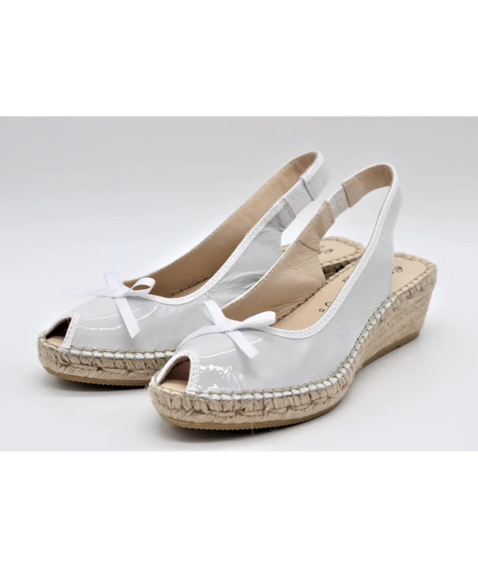 Femme L'Empreinte Chaussures LA MAISON DE L'ESPADRILLE 905 TALON BAS VERNIS