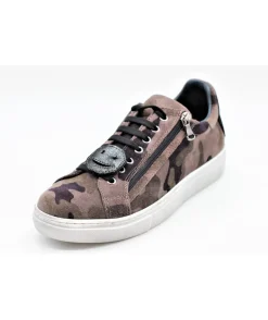 Femme L'Empreinte Chaussures REQINS SIGRID BASKETS ARMY STAR KAKI